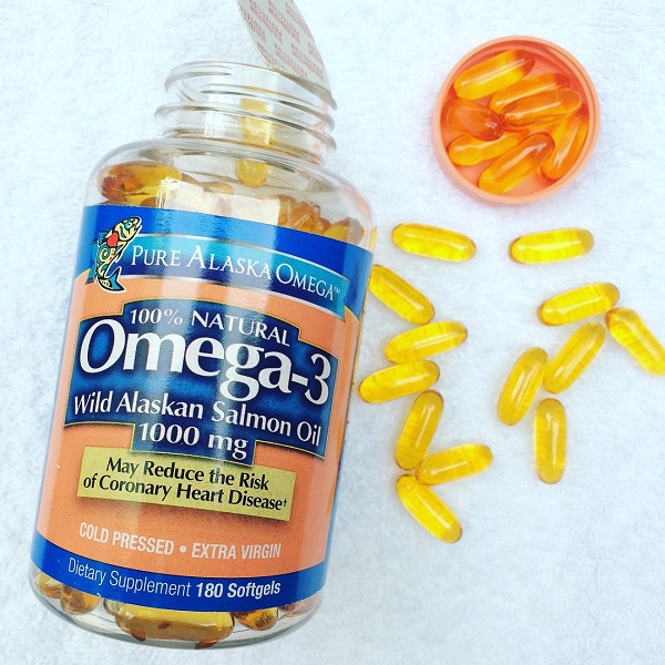 Viên dầu cá hồi Pure Alaska Omega-3 Nhật Bản 450 viên